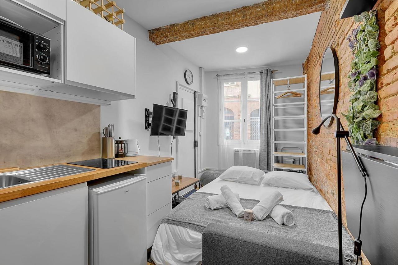 Getaway For 2 Beautiful Studio Near The Garonne Toulouse Eksteriør billede